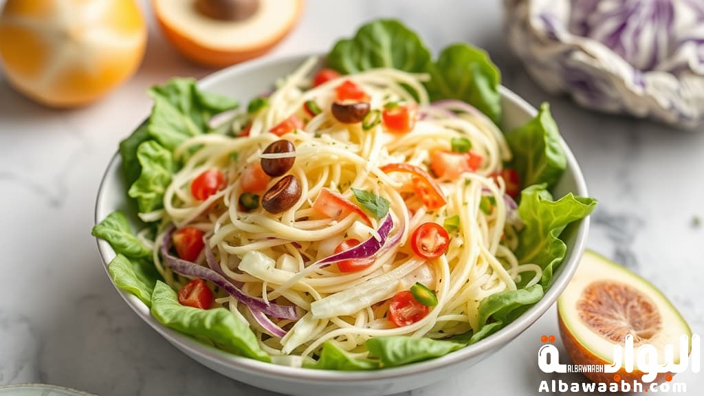 سلطة الملفوف الأبيض