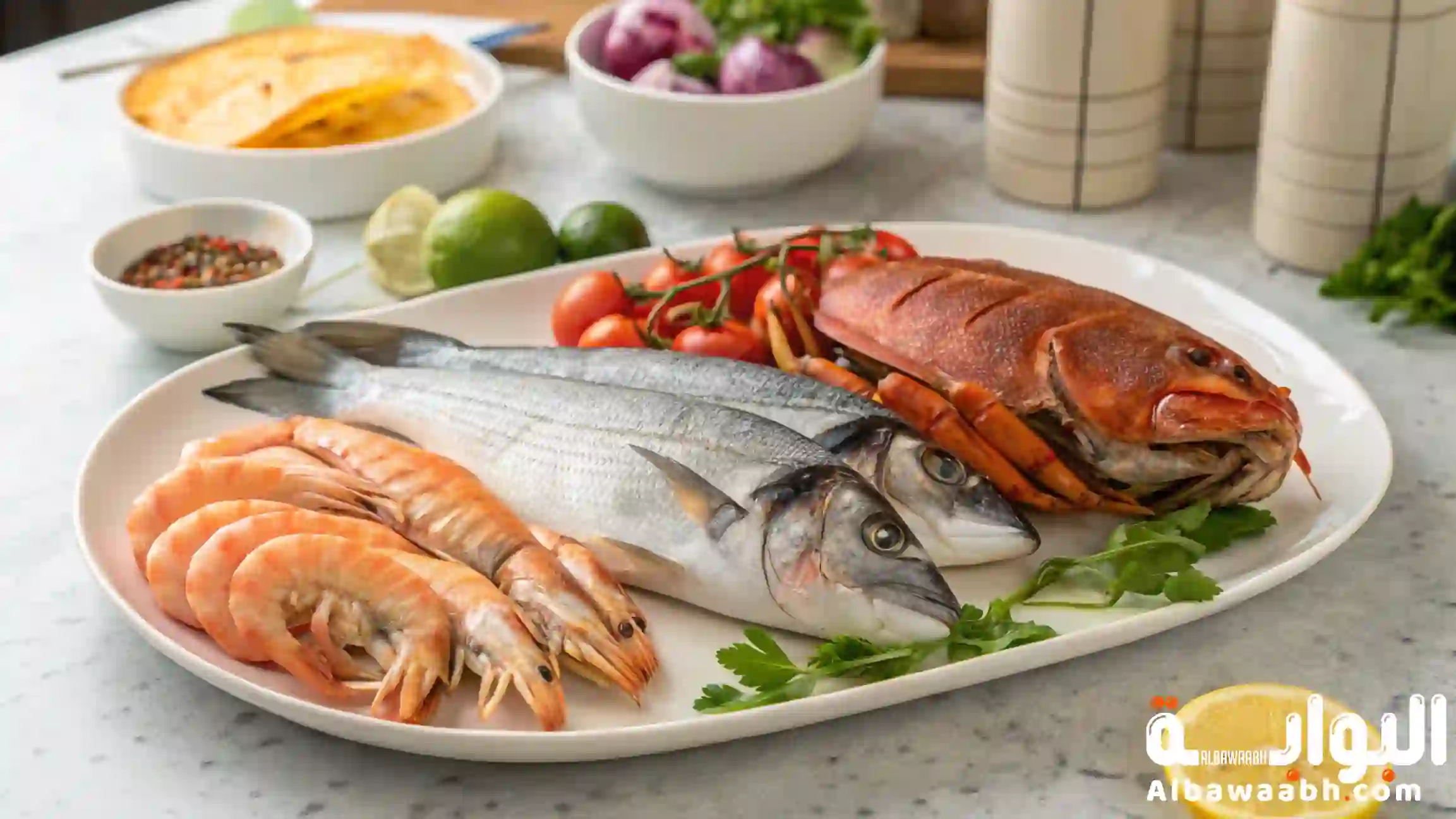 توصيل مأكولات بحرية طازجة في السعودية