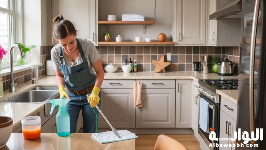 تنظيف المطبخ بعمق