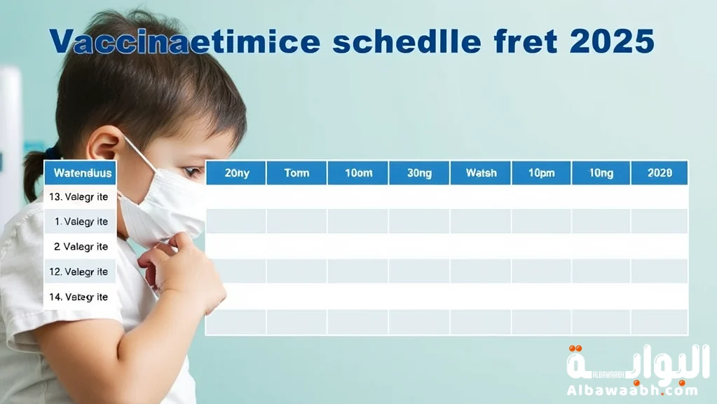 جدول التطعيمات للأطفال
