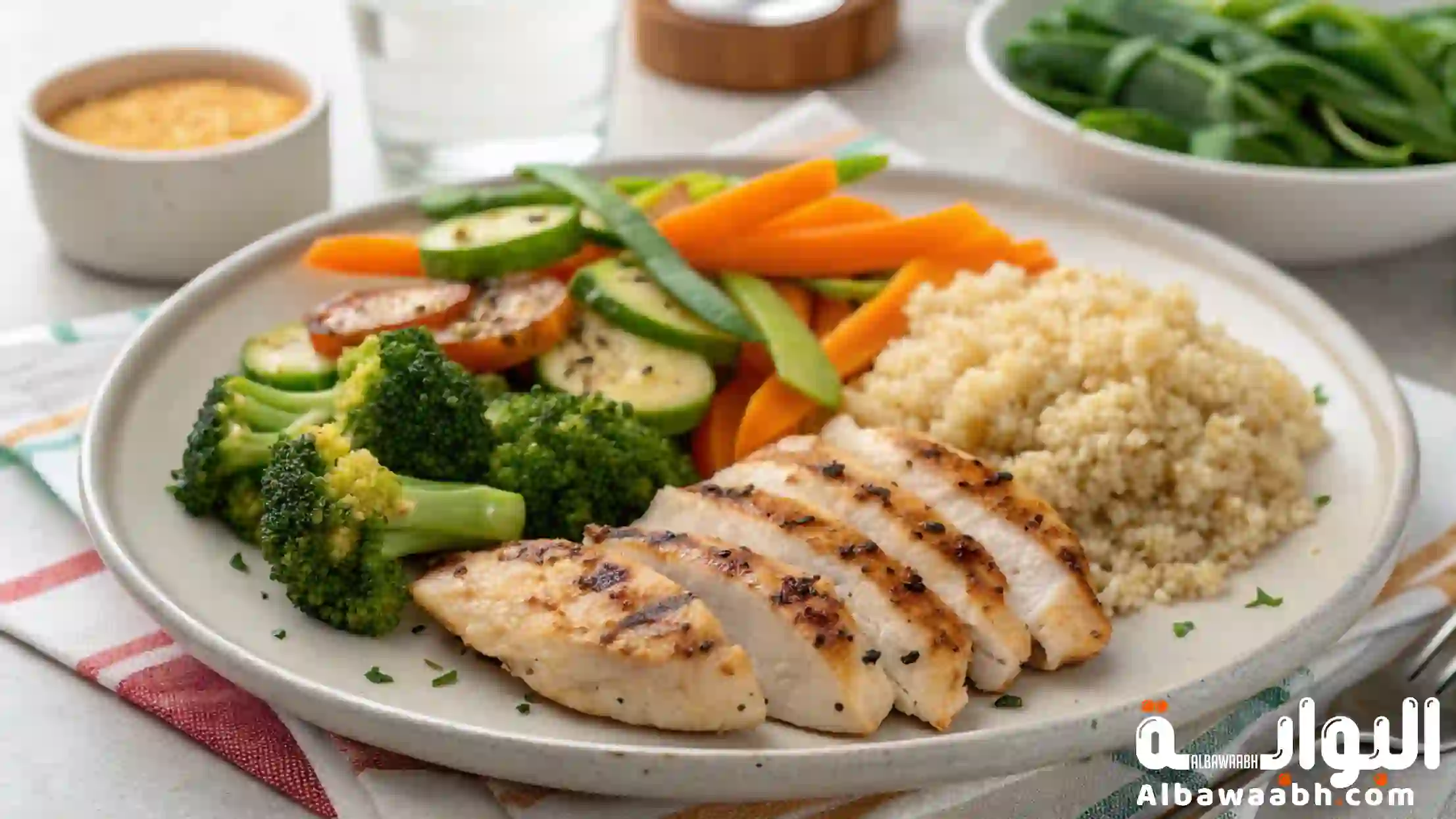 وجبات دايت بدون خبز