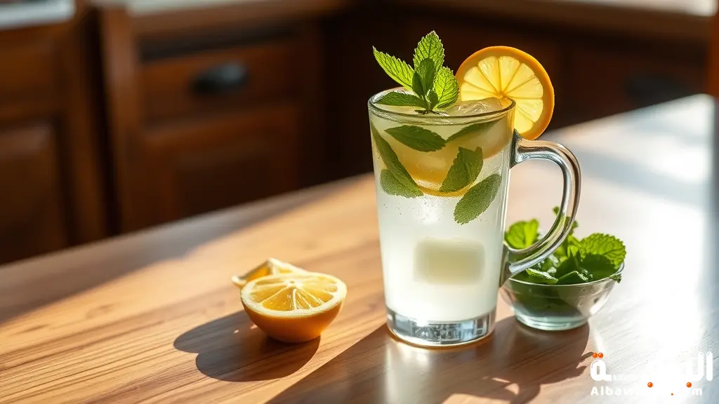 عصير ليمون بالنعناع