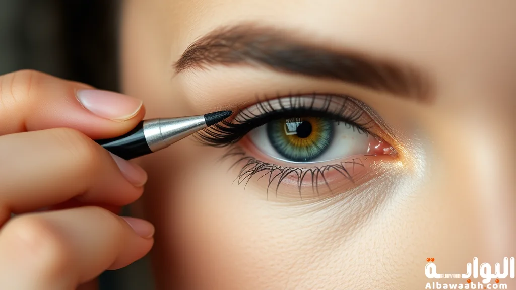 طريقة وضع الآيلاينر