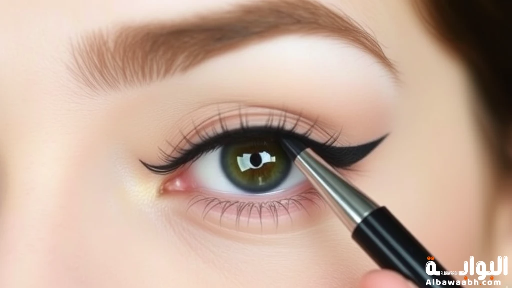 طريقة وضع الآيلاينر