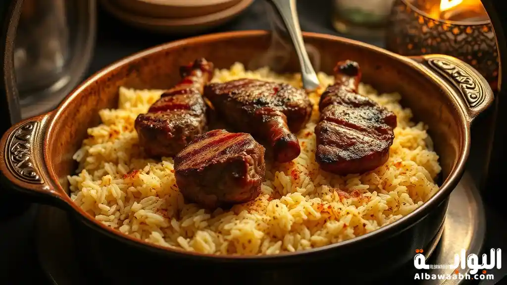 مندي لحم في الفرن