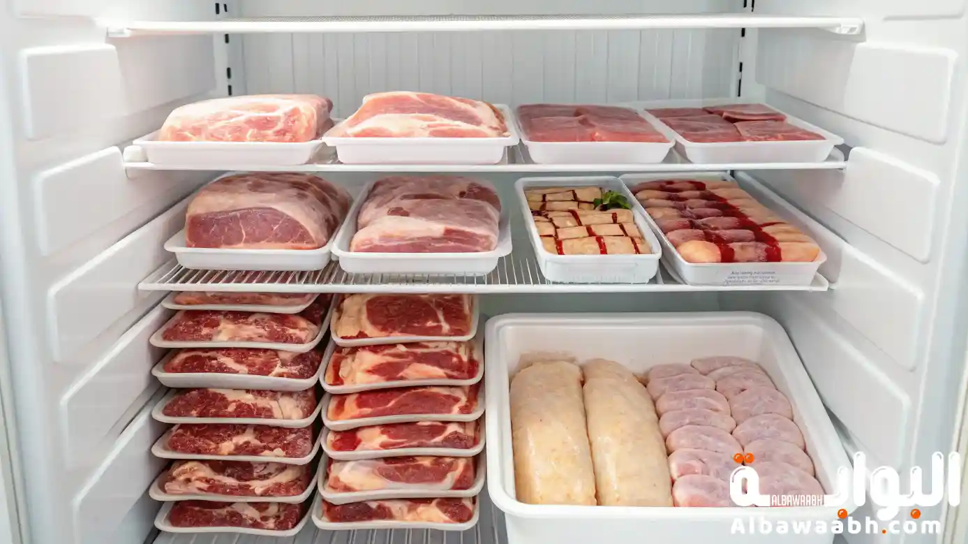 مدة حفظ اللحوم في الفريزر