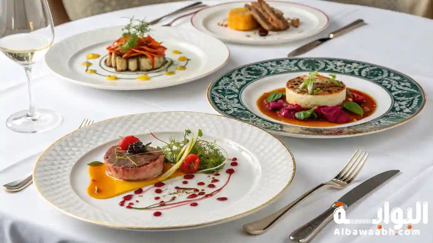 ديكور أطباق الطعام