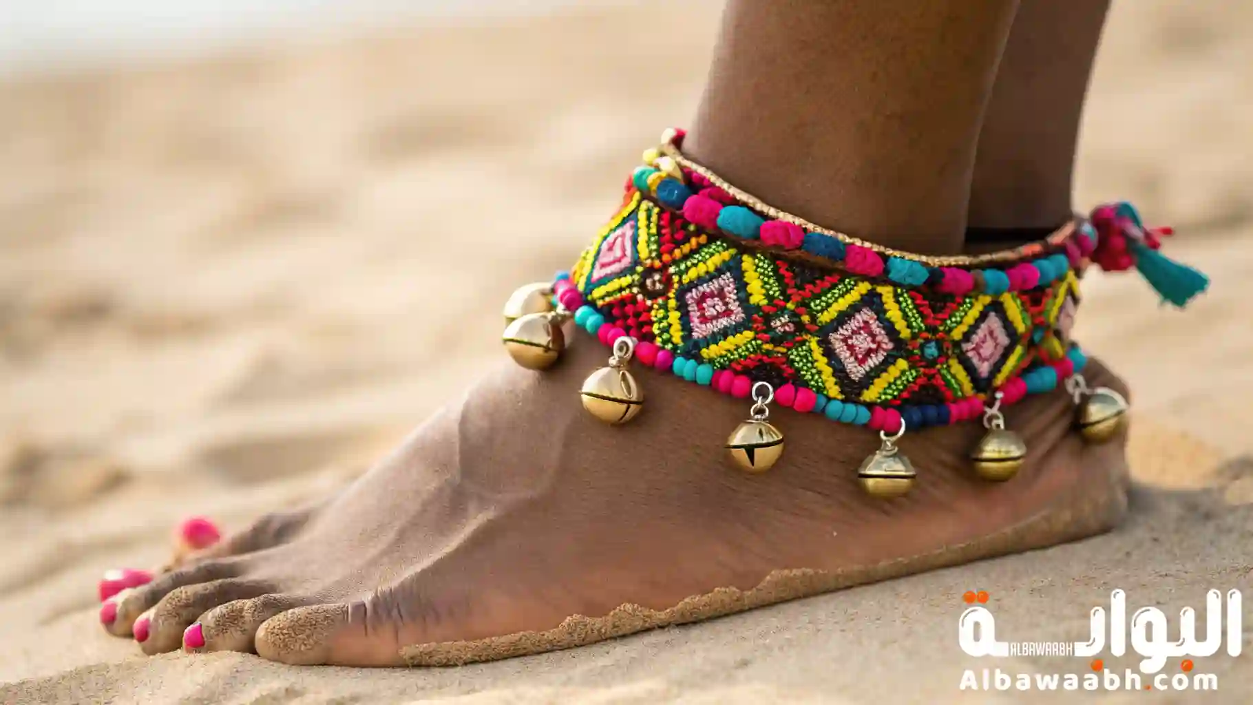 خلاخيل للقدم ناعمة