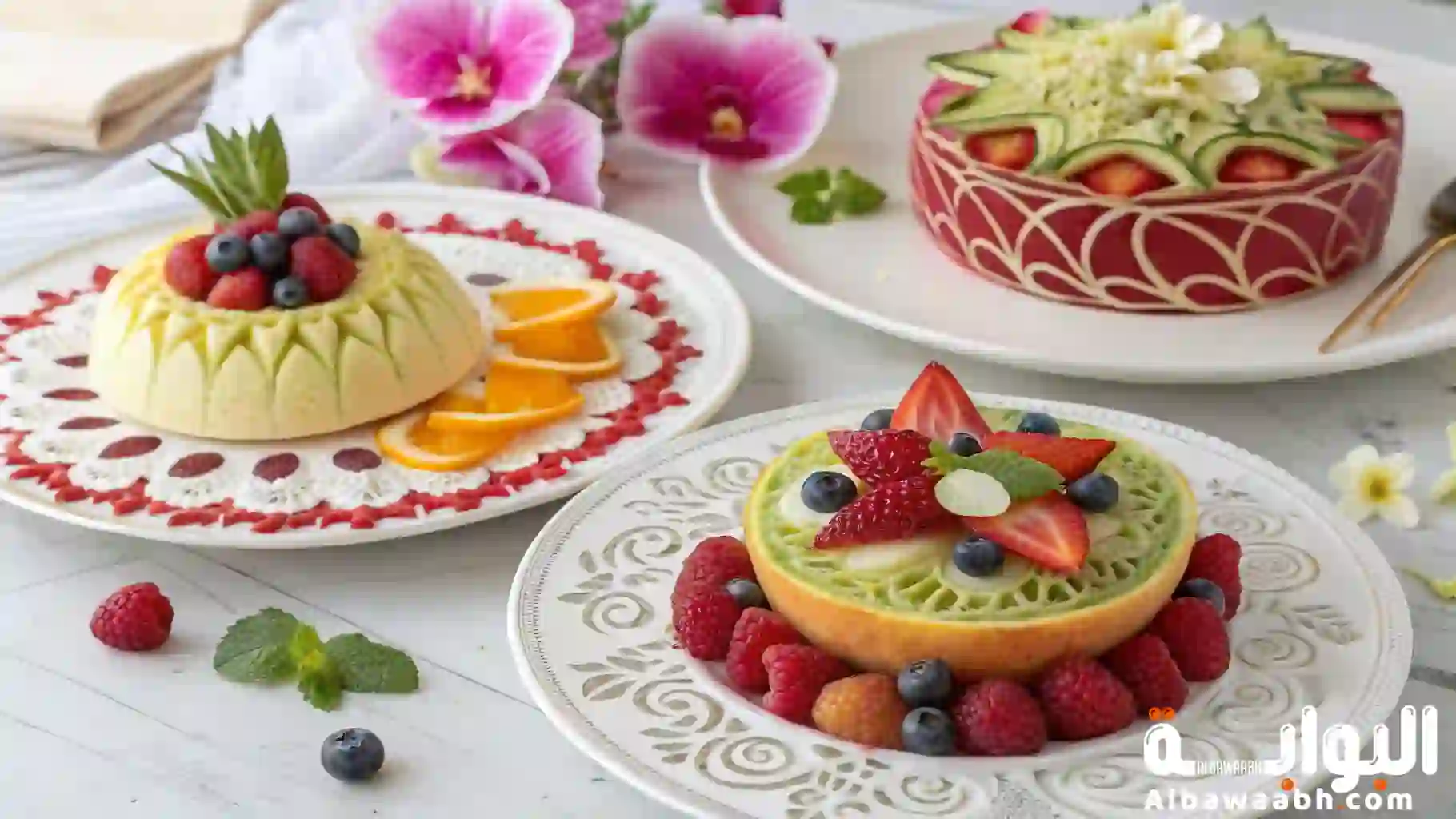 أفكار لتزيين الأكل