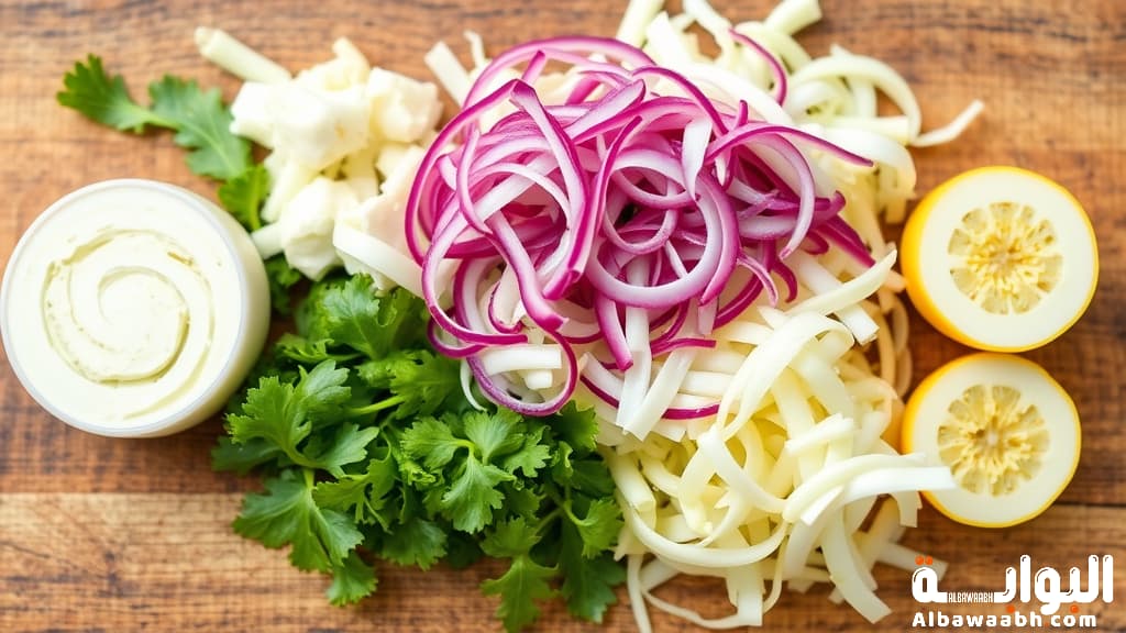 سلطة الملفوف الأبيض