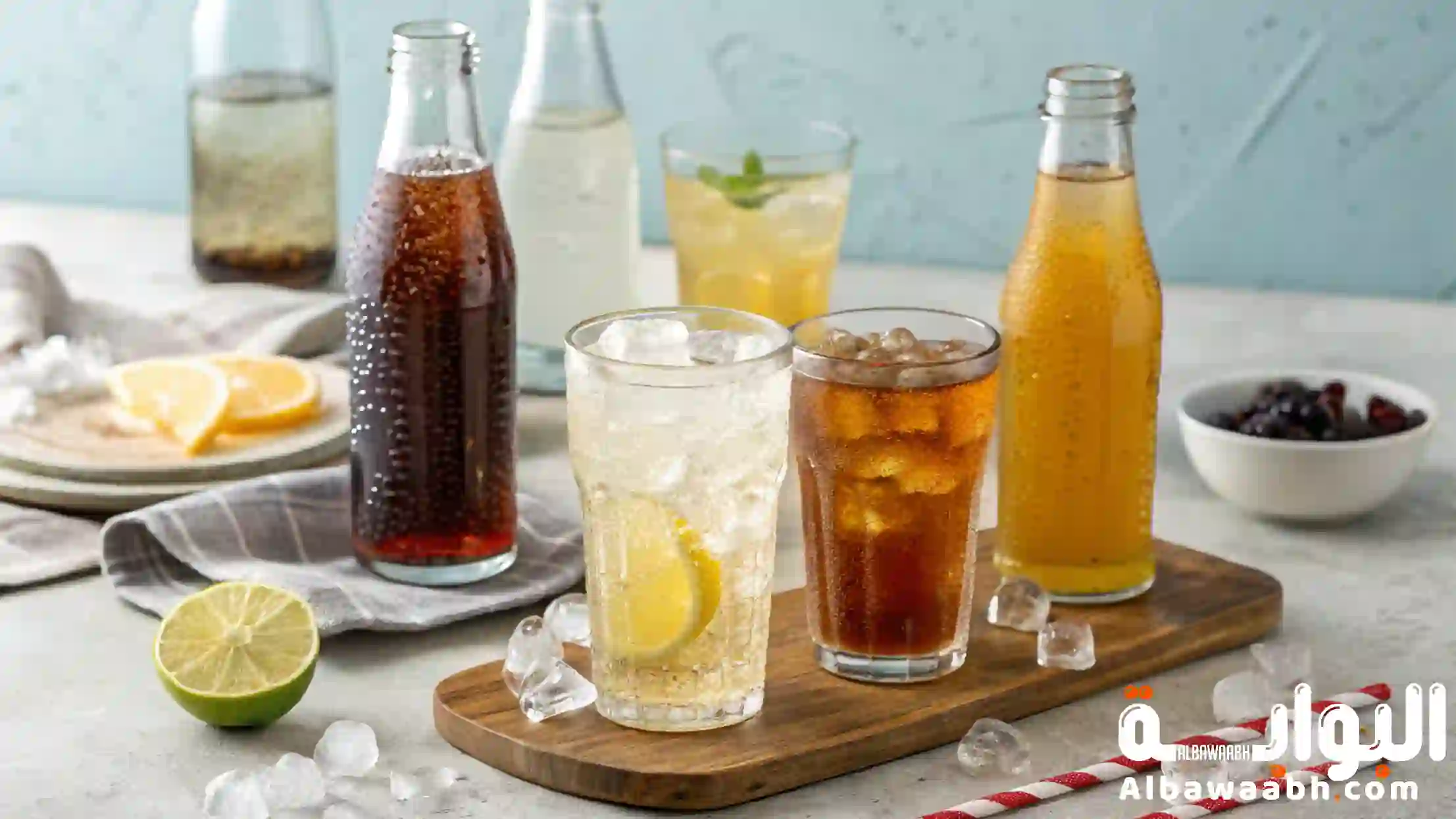 مشروبات باردة بدون سكر