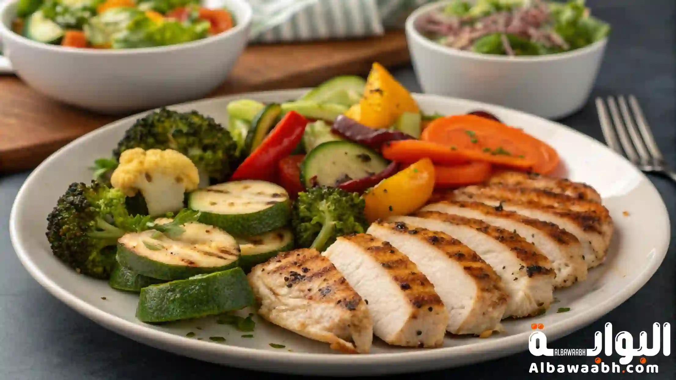 وجبات دايت بدون خبز