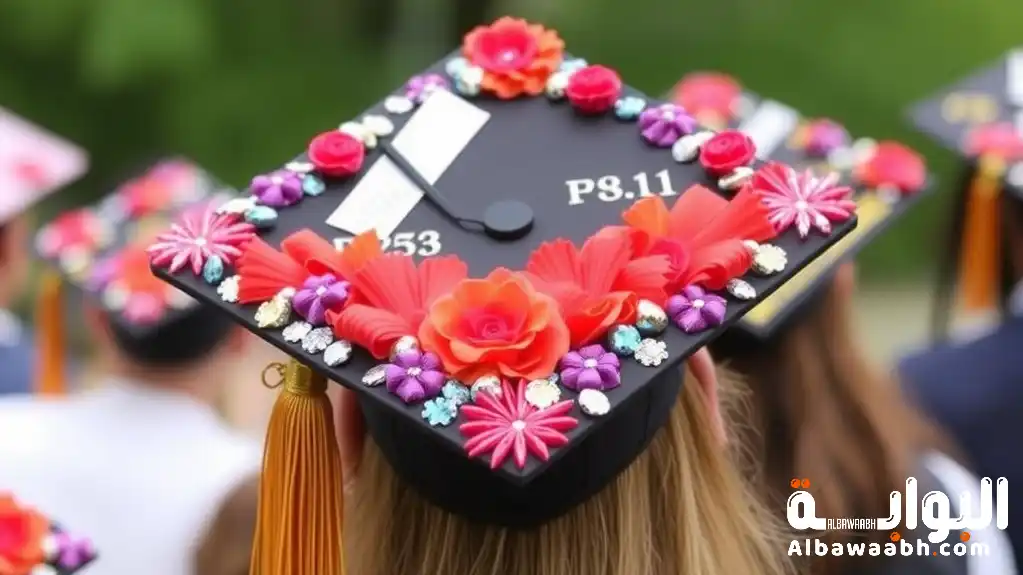 طريقة عمل قبعة التخرج