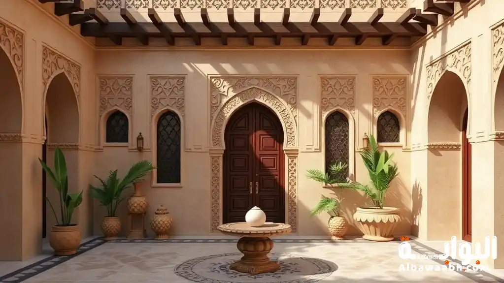 تصاميم تزيين الحوش الخارجي