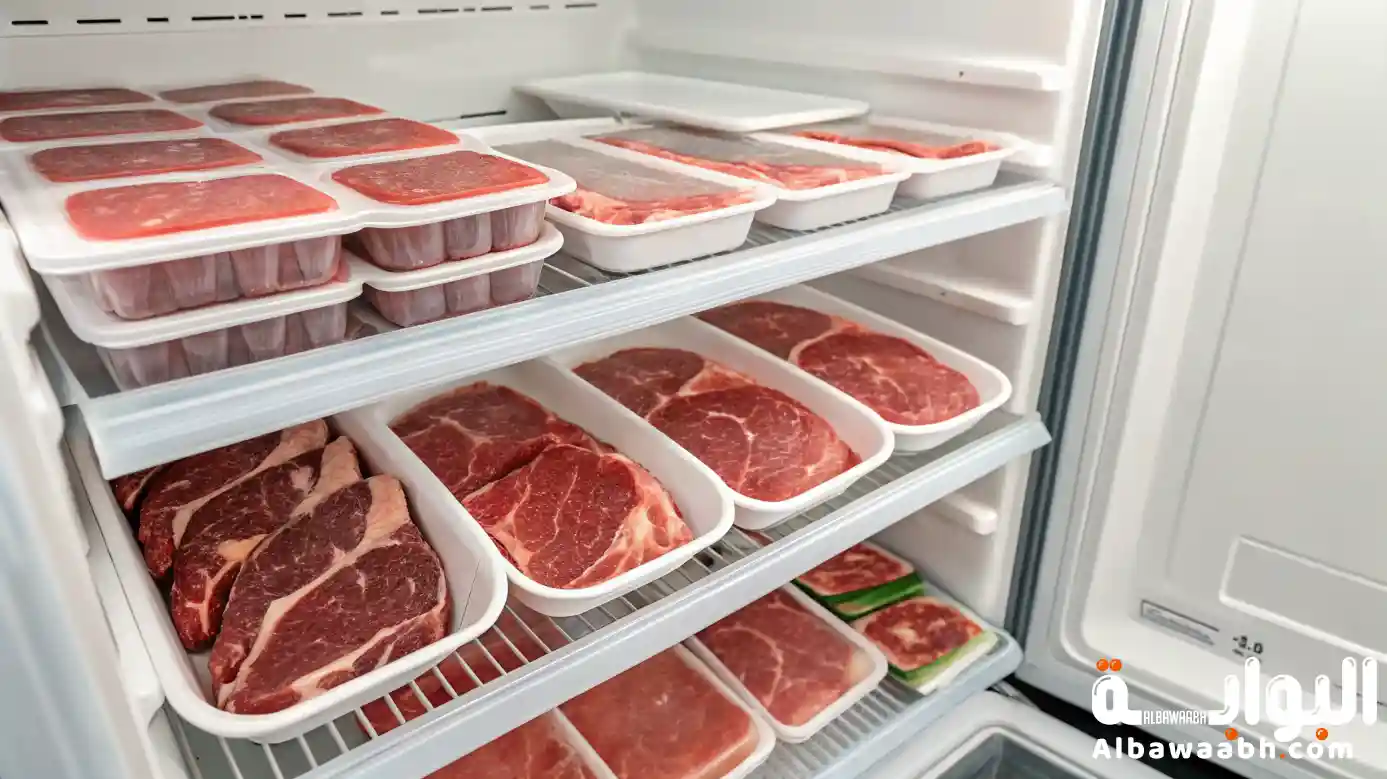مدة حفظ اللحوم في الفريزر