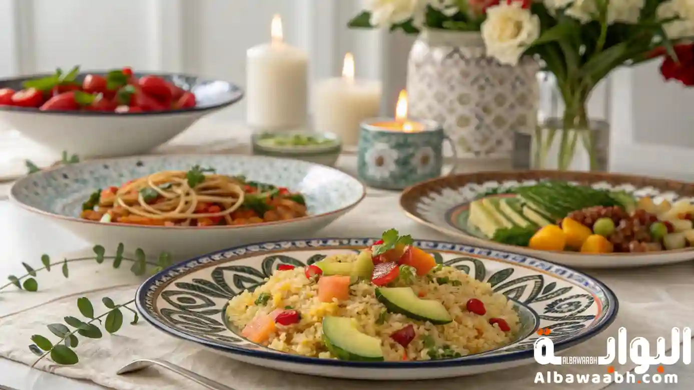 ديكور أطباق الطعام