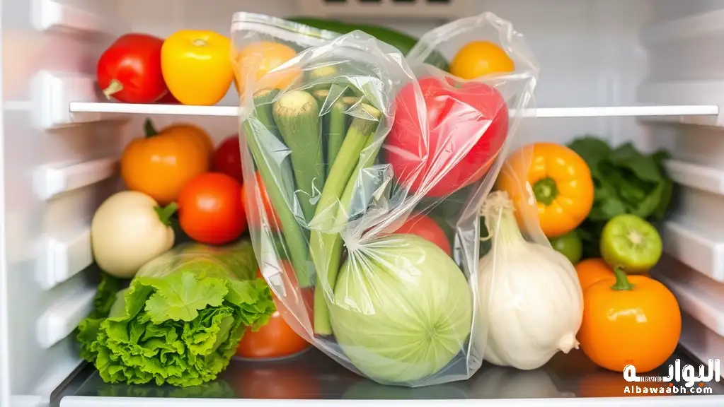 طريقة حفظ الخضار في الثلاجة