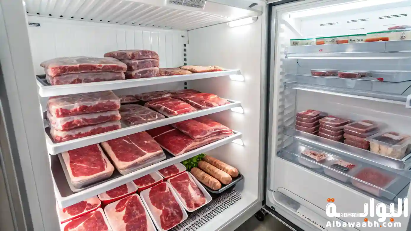 مدة حفظ اللحوم في الفريزر
