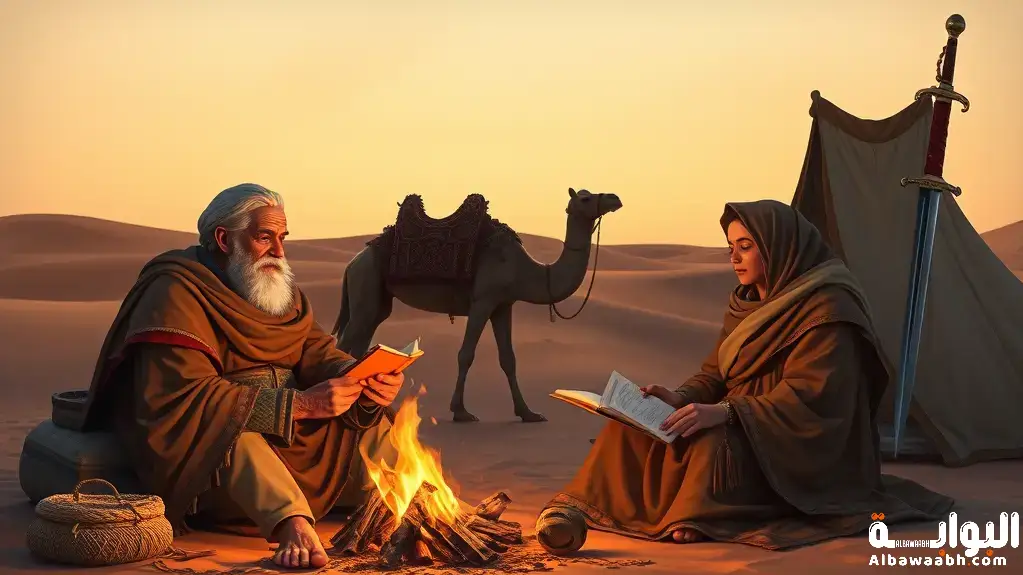 قصة شعرية بدوية