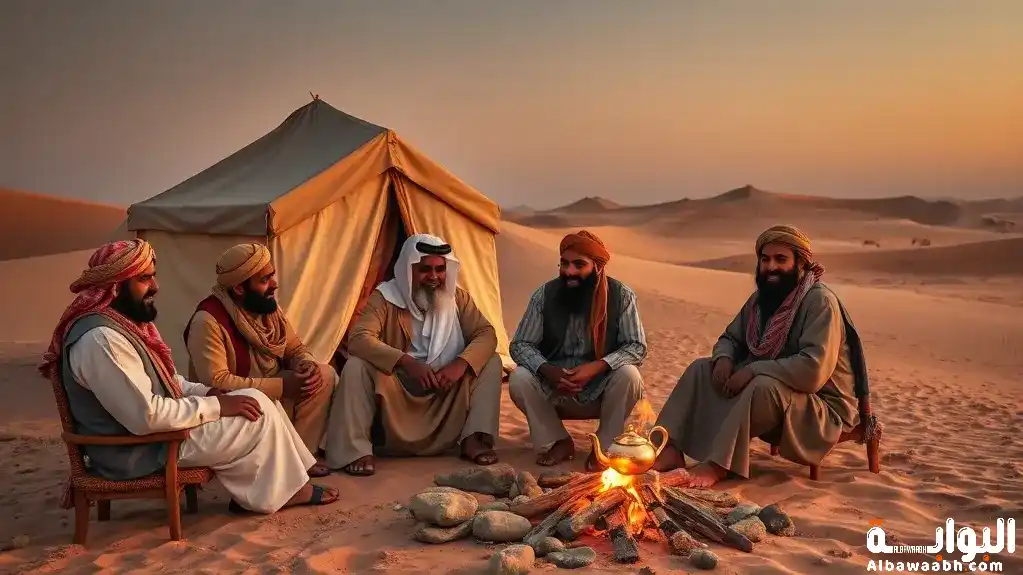 قصة شعرية بدوية