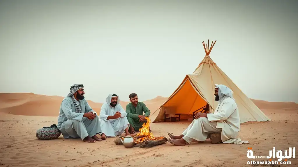 قصة شعرية بدوية