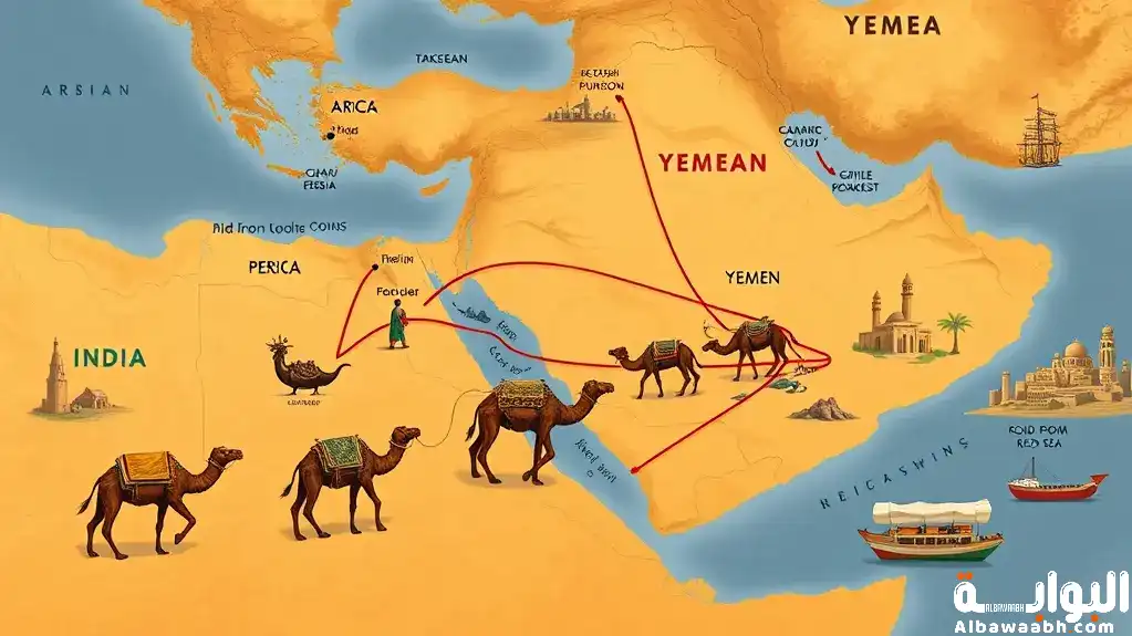 كيف ساعمت التجارة القديمة في ازدهار اقتصاد الجزيرة العربية