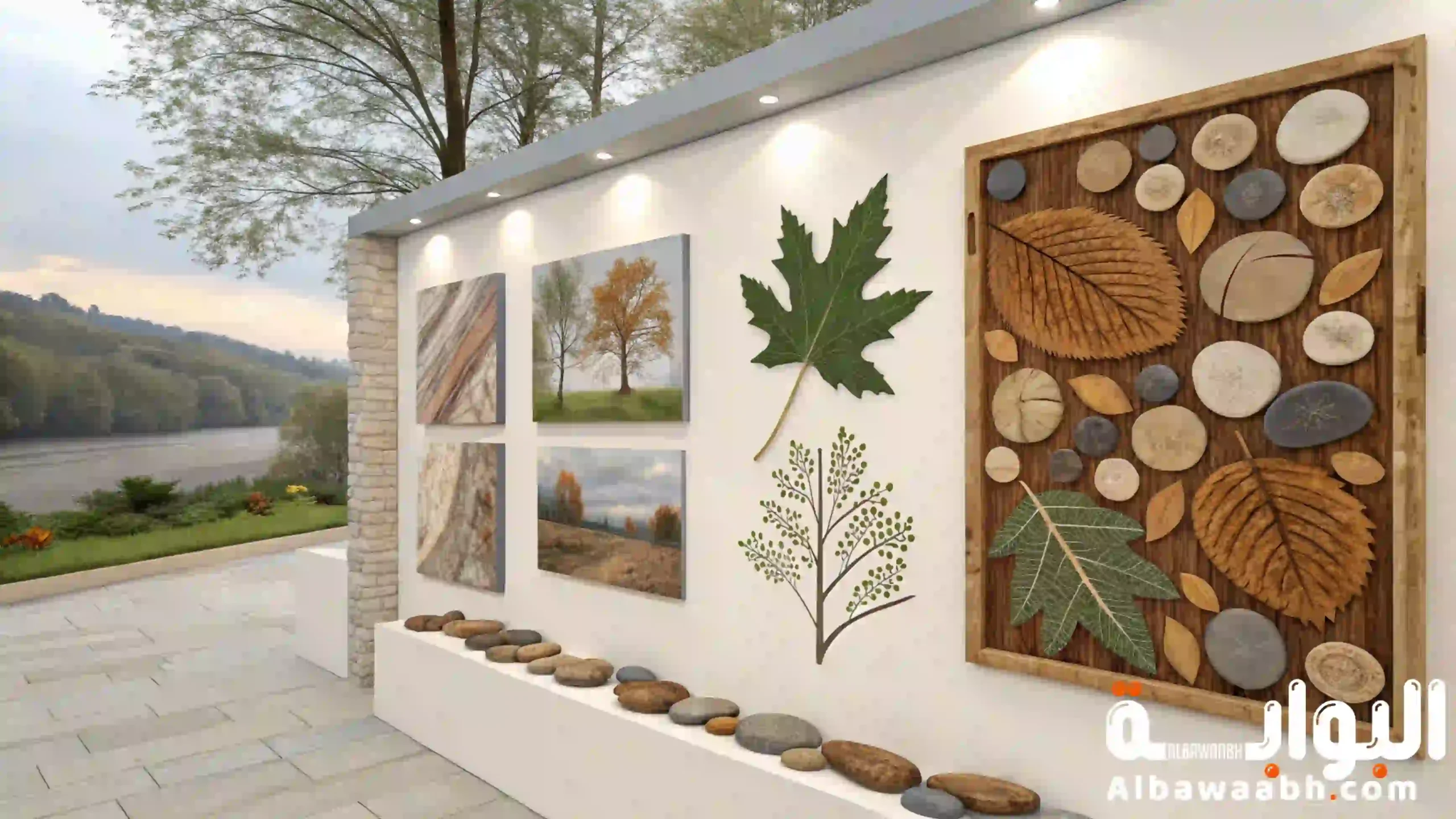 استخدام خامات البيئة في الأعمال الفنية