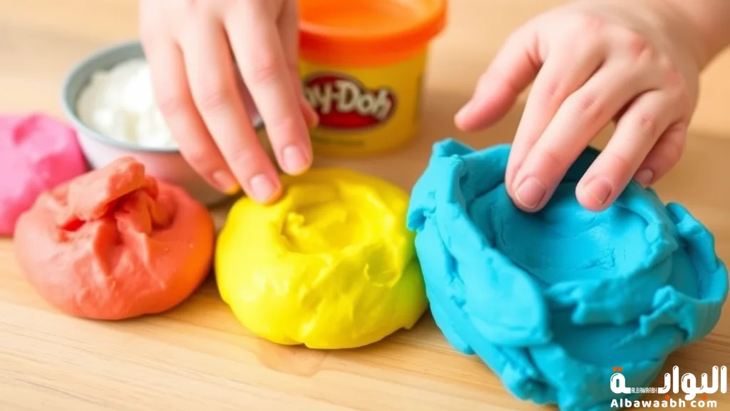 طريقة عمل طين الصلصال