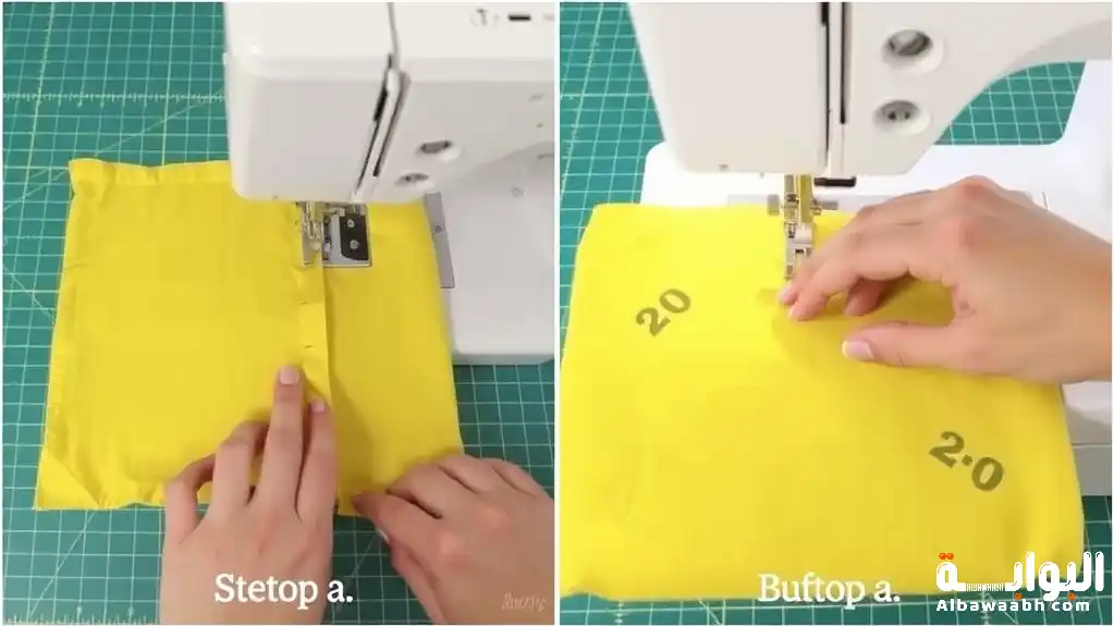 طريقة عمل شنطة من القماش