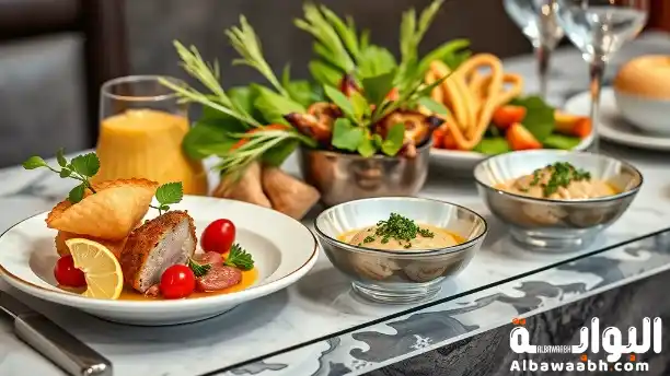 تزيين أطباق الضيافة بأناقة وفخامة
