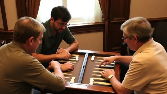 طريقة لعب الطاولة