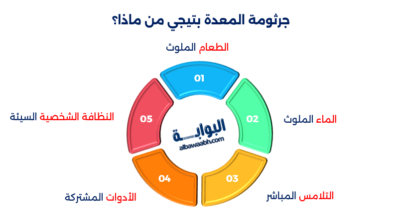 اسباب جرثومة المعدة
