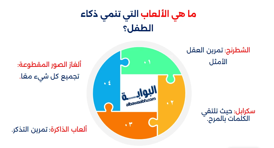 ألعاب ذكاء للأطفال 9 سنوات فقط