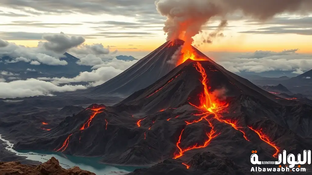 أسباب البراكين والزلازل