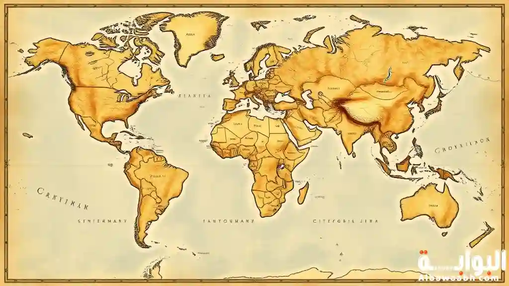 تطور الخرائط الجغرافية