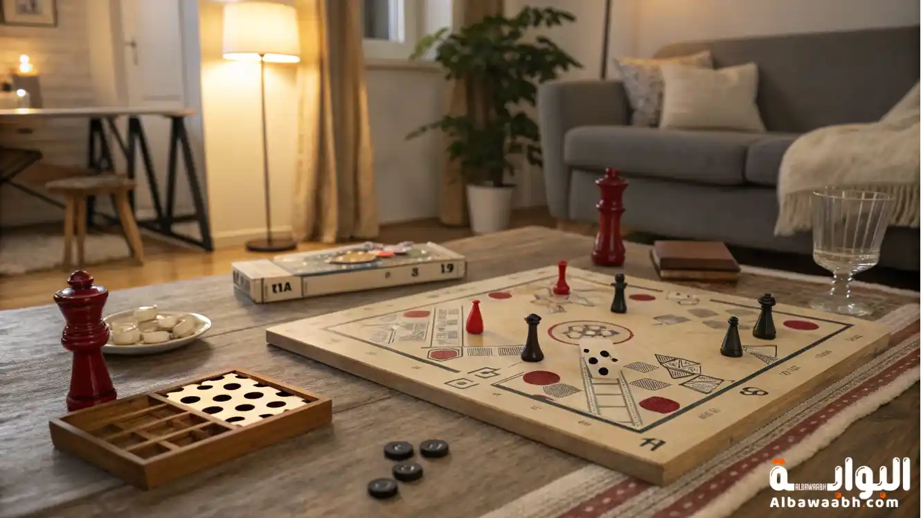 طريقة لعب الطاولة