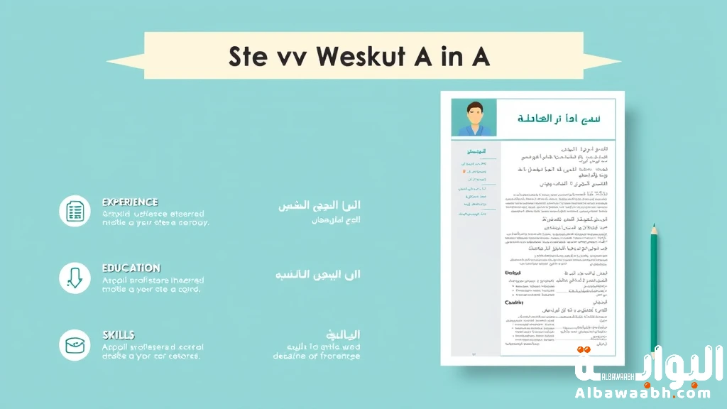 طريقة كتابة السيرة الذاتية بالعربي خطوة بخطوة مع نموذج