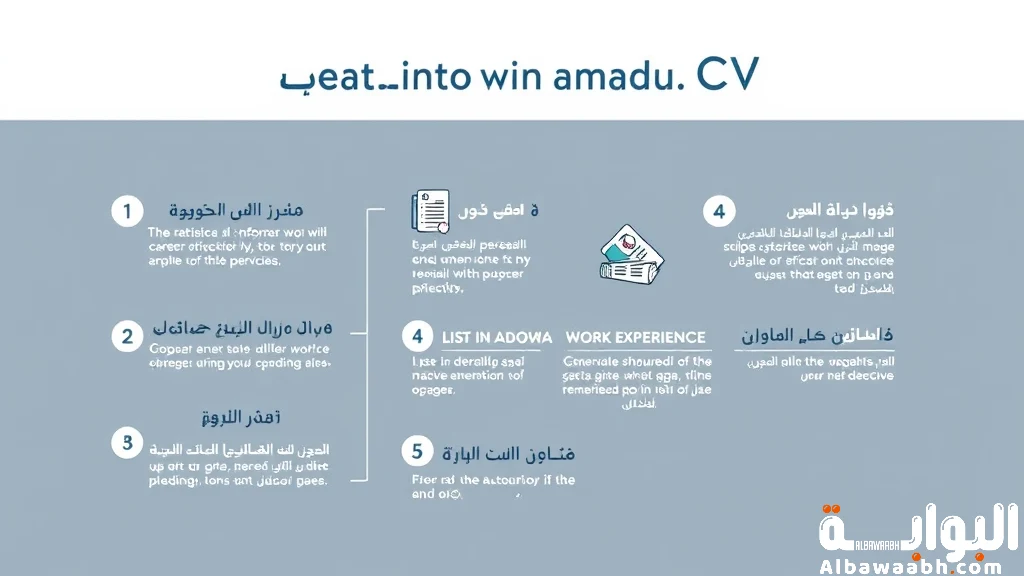 طريقة كتابة السيرة الذاتية بالعربي