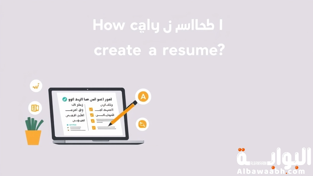 طريقة كتابة السيرة الذاتية بالعربي