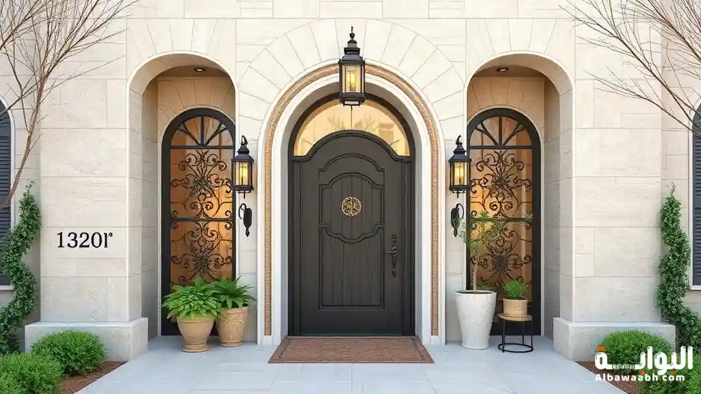 تصميم مدخل منزل سعودي
