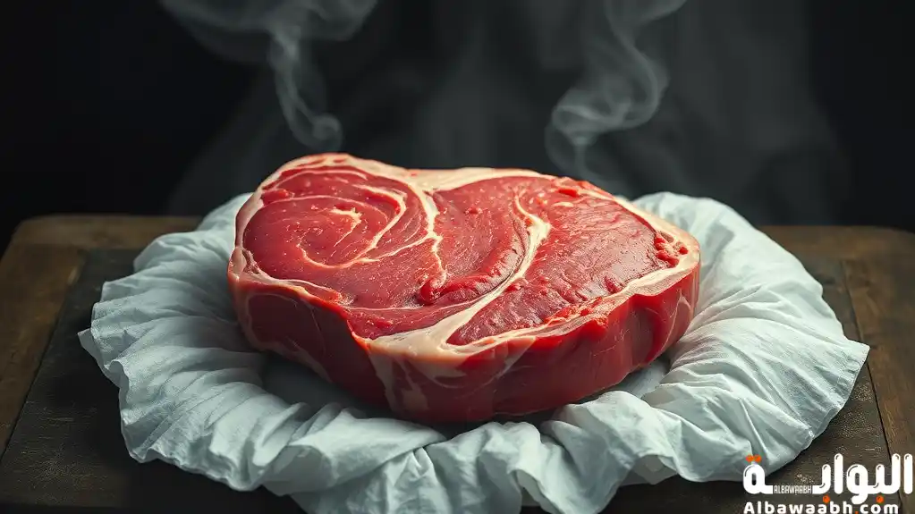 اللحم في المنام