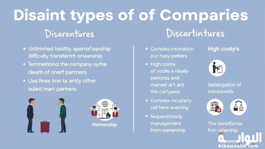 أنواع الشركات