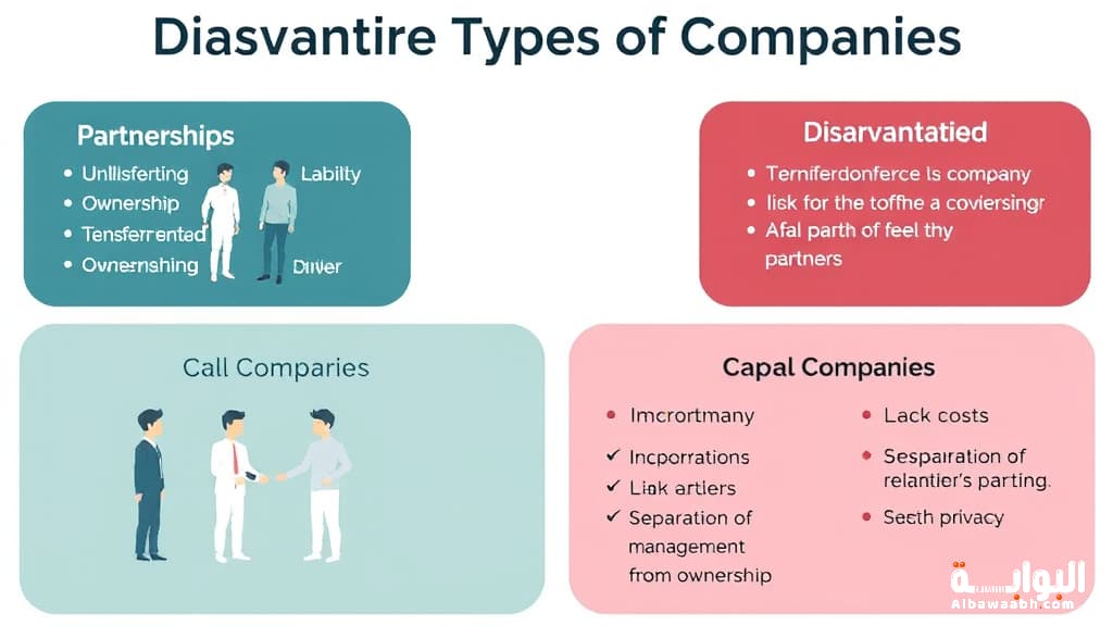 أنواع الشركات