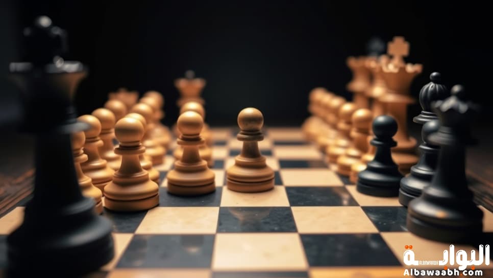 ترتيب قطع الشطرنج