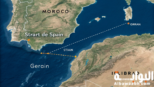المسافة بين المغرب وإسبانيا