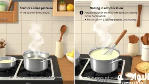 طريقة عمل مكرونة بشاميل