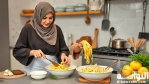 طريقة عمل مكرونة بشاميل