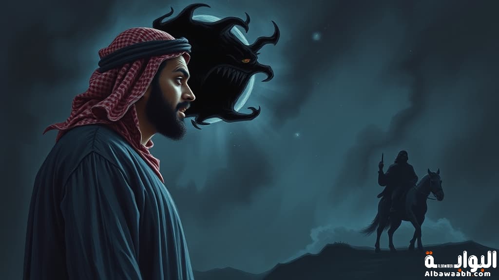 الكلب الاسود في المنام