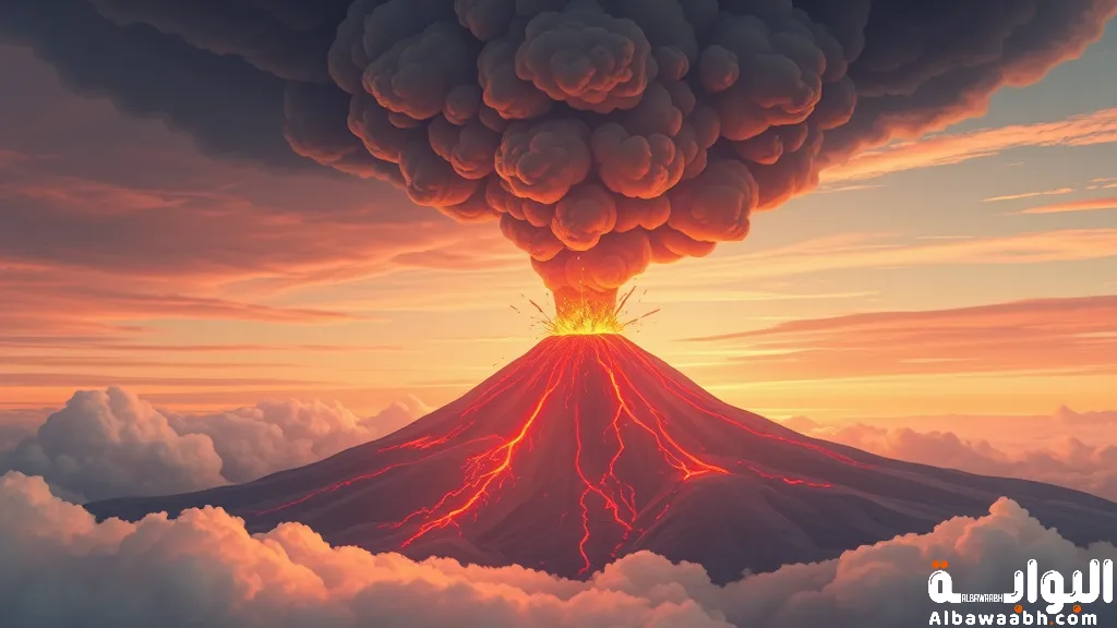 تأثير البراكين على سطح الأرض