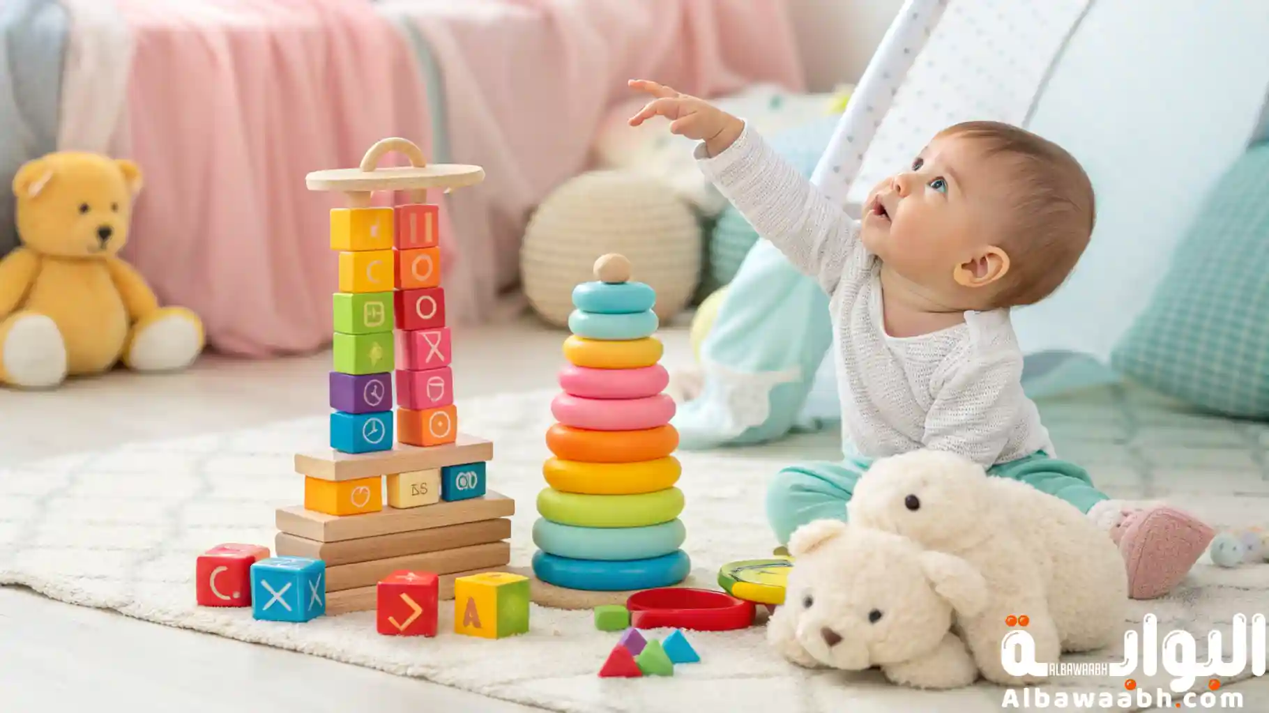 ألعاب تنمي ذكاء الطفل الرضيع